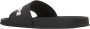 Dsquared2 Zwarte Rubberen Slippers met Wit Logo Black Heren - Thumbnail 3