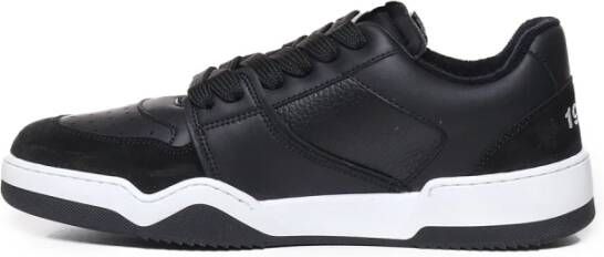 Dsquared2 Zwarte Sneakers met 98% Katoen Black Heren