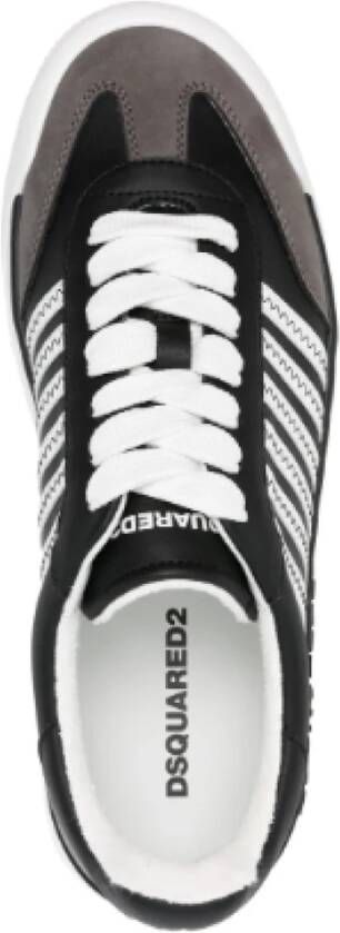 Dsquared2 Zwarte Sneakers met Logo Detailing Multicolor Heren
