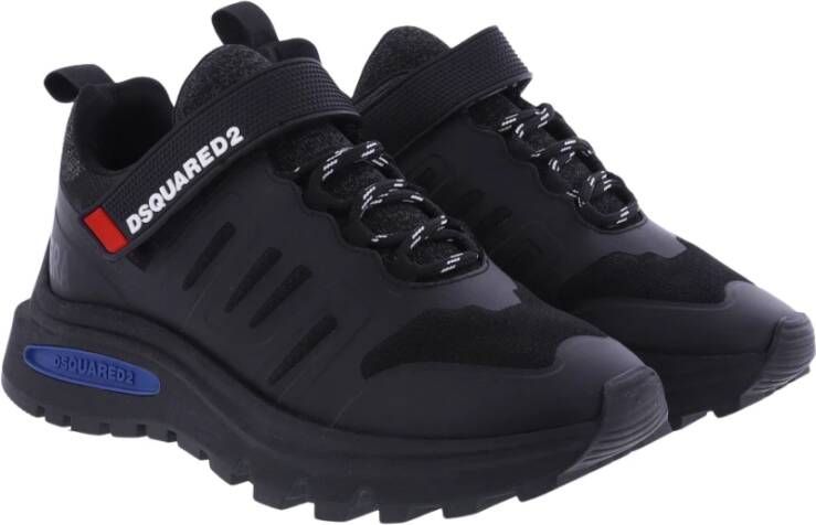 Dsquared2 Zwarte Strap Sneaker voor Heren