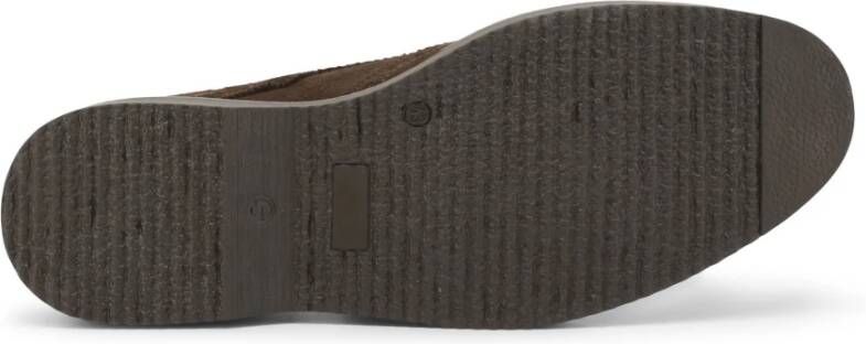 Duca di Morrone Enrico Suède Veterschoenen Bruin