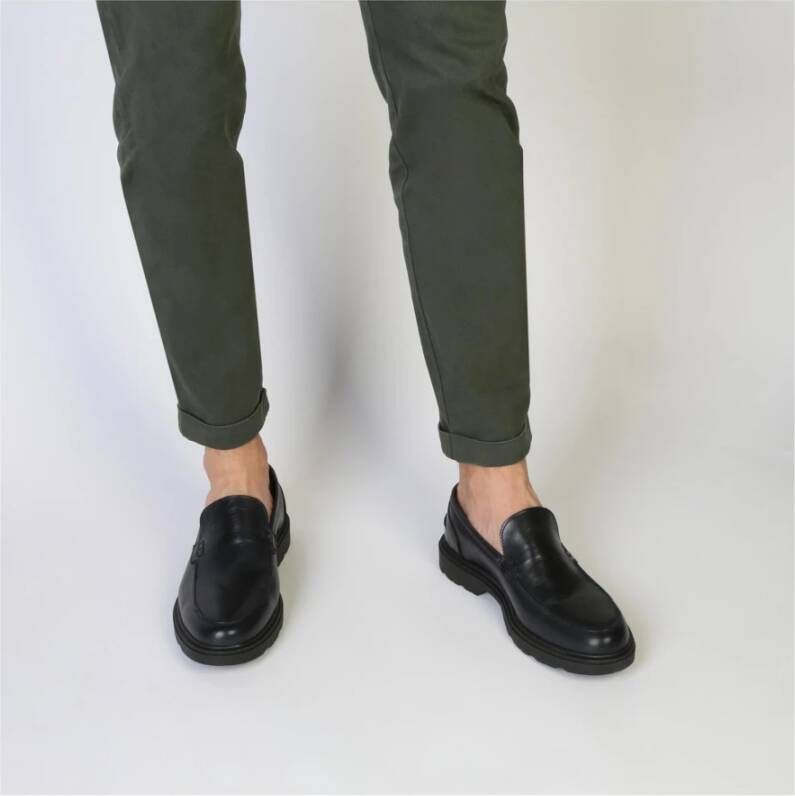 Duca di Morrone Heren Loafers voor Herfst Winter Seizoen Red Heren