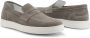 Duca di Morrone Italiaanse suède loafers met leren binnenzool - Thumbnail 2