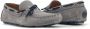 Duca di Morrone Logo Detail Leren Schoudertas Gray Heren - Thumbnail 3