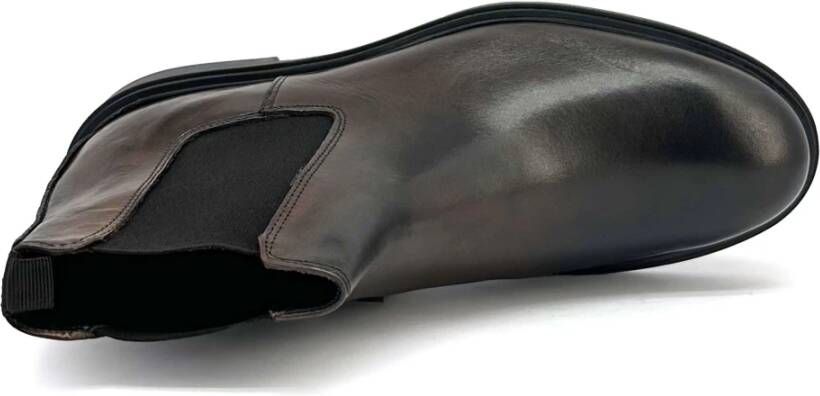 Duca di Morrone Luxe Leren Enkellaarzen voor Mannen