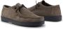 Duca di Morrone Suède Veterschoenen Taupe Brown Heren - Thumbnail 2