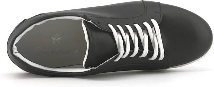 Duca di Morrone Premium Leren Sneakers met Rubberen Zool