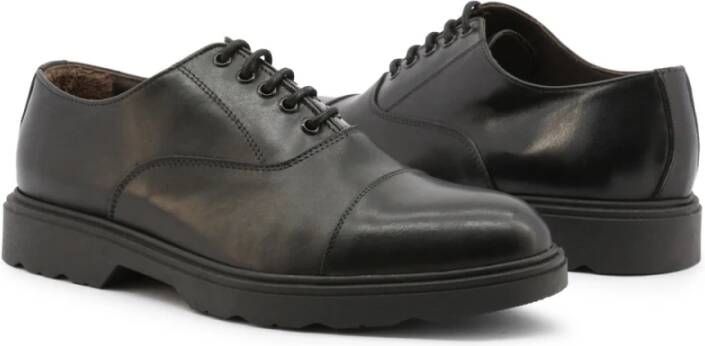 Duca di Morrone Premium Leren Veterschoenen met Metalen Oogjes