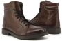 Duca di Morrone Stijlvolle Leren Enkellaarzen Brown Heren - Thumbnail 7