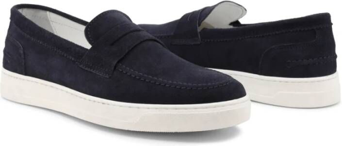 Duca di Morrone Suède Loafers met Rubberen Zool