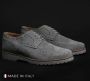 Duca di Morrone Tancredi Suède Veterschoenen Grijs Gray Heren - Thumbnail 5