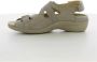 Durea 7258~E~~~~~~~~~~~~~~~~~~~~~~~~ Platte sandalenDames Sandalen Taupe - Thumbnail 5
