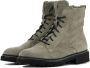 Durea Veterboots Dames Laarzen Damesschoenen Suède 9722 188 Beige - Thumbnail 4