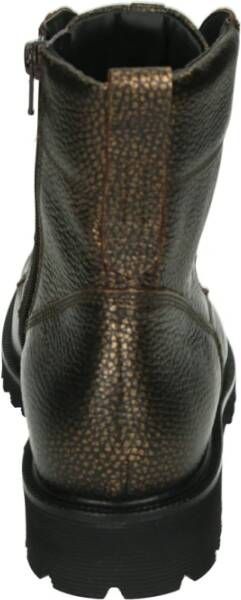 Durea Sportieve Bronzen Leren Sneakers