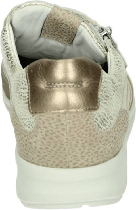 Durea Sportieve Lage Beige Sneakers