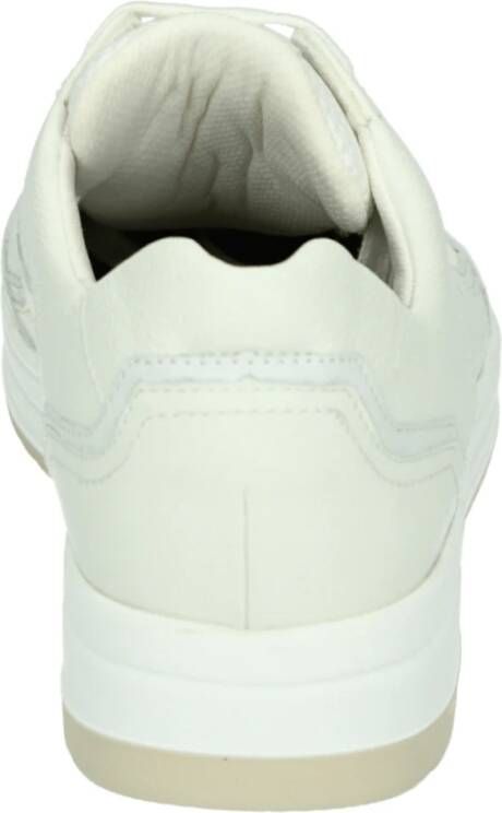 Durea Sportieve Lage Dames Sneakers Wit