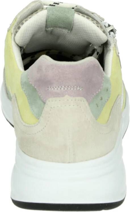 Durea Sportieve Lage Damesschoenen Beige