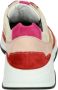 Durea 6267~H~~~~~~~~~~~~~~~~~~~~~~~~ Lage sneakersDames sneakers Rood - Thumbnail 4