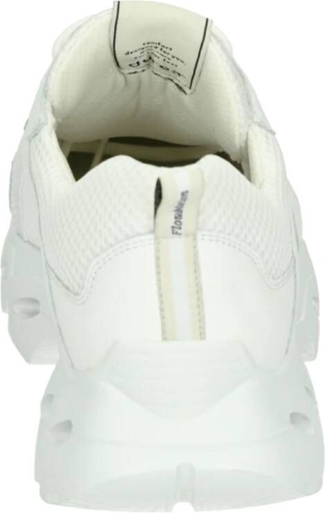 Durea Sportieve Lage Sneakers Wit Flowmotion