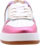 DWRS LABEL DWRS RUGBY Lila Pink Orange Dames Sneaker J6523 - Thumbnail 6