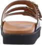 DWRS LABEL DWRS Miami slippers | black gold Zwart Leer Slippers met gesp Dames - Thumbnail 5