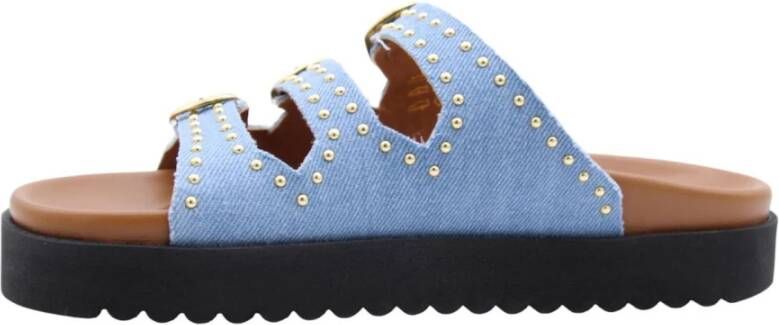 Dwrs Comfort Slipper Mura Blue Dames