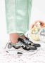 DWRS LABEL DWRS Jupiter tweed | black stone Zwart Leer Lage sneakers Dames - Thumbnail 7