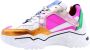 DWRS LABEL DWRS Pluto | multi | white multi Wit Leer Lage sneakers Dames - Thumbnail 14