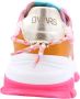 DWRS Bonney chunky leren sneakers roze lila oranje - Thumbnail 10
