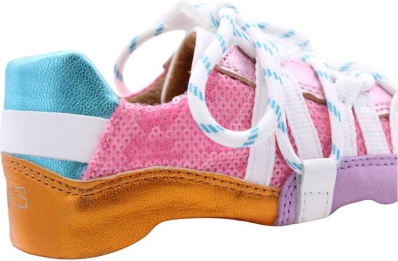Dwrs Stijlvolle Japura Sneakers Pink Dames