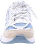 DWRS The label SmileFavorites Dames Sneakers Blauw Leer - Thumbnail 6