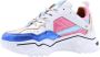 DWRS LABEL DWRS PLUTO sequins Pink Blue Dames Sneaker J5217 - Thumbnail 6