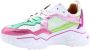 DWRS LABEL DWRS PLUTO Pink Green Dames Sneaker J5217 - Thumbnail 6