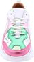 DWRS LABEL DWRS PLUTO Pink Green Dames Sneaker J5217 - Thumbnail 7