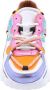 DWRS LABEL Jupiter Orange Multi Oranje Leer Lage sneakers Dames - Thumbnail 6