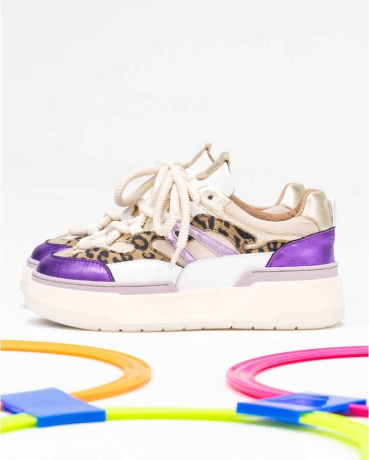 Dwrs Leopard Print Sneakers Walton Model