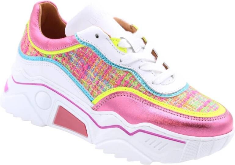 Dwrs Stijlvolle Mekong Sneakers Pink Dames