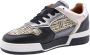 DWRS LABEL DWRS RUGBY tweed Black Stone Dames Sneaker J6523 - Thumbnail 8