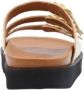 Dwrs Stijlvolle Zomer Slippers Yellow Dames - Thumbnail 6