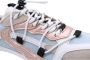 DWRS Pluto leren sneakers met pailletten roze blauw Meisjes Leer Meerkleurig 33 - Thumbnail 14