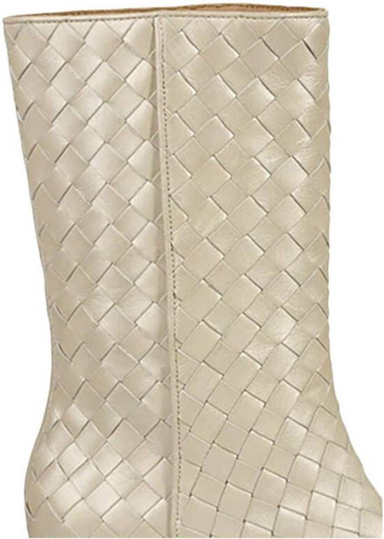Dwrs Hoge laarzen Beige Dames