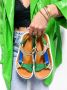 Dwrs Samos Sandaal | Green Blue Meerkleurig Dames - Thumbnail 3