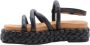 Dwrs Stijlvolle Platte Sandalen voor Vrouwen Black Dames - Thumbnail 3