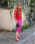 Dwrs Sandalen met hoge hakken Rood Dames - Thumbnail 3