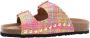 DWRS LABEL DWRS Malibu tweed | pink Roze Textiel Slippers met gesp Dames - Thumbnail 7