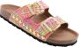 DWRS LABEL DWRS Malibu tweed | pink Roze Textiel Slippers met gesp Dames - Thumbnail 11