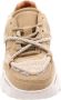 Dwrs Stijlvolle en trendy Walvis Sneakers voor vrouwen Beige Dames - Thumbnail 4