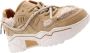 Dwrs Stijlvolle en trendy Walvis Sneakers voor vrouwen Beige Dames - Thumbnail 10