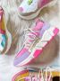 Dwrs Dames Sneakers Los Angeles Terry pink Lila - Thumbnail 10