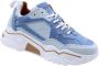 DWRS Pluto leren sneakers met pailletten roze blauw Meisjes Leer Meerkleurig 33 - Thumbnail 12